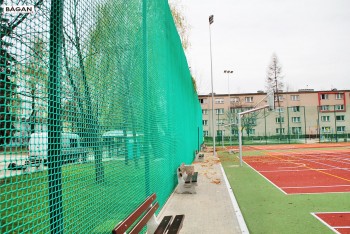Siatki sznurkowe - Ogrodzenie boisko do piłki nożnej